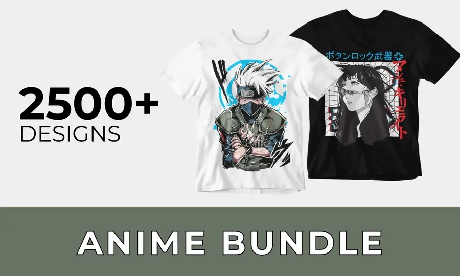 Anime-style T-shirt designs