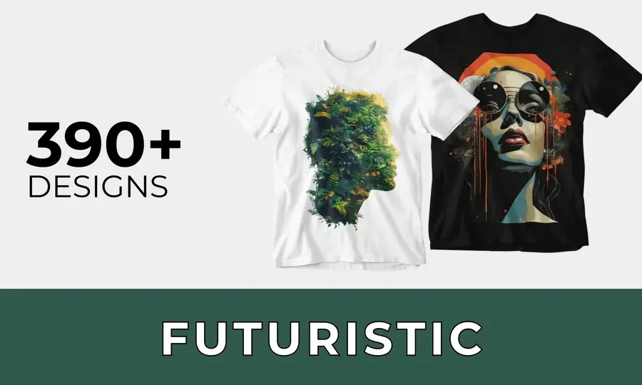 Futuristic T-shirt designs