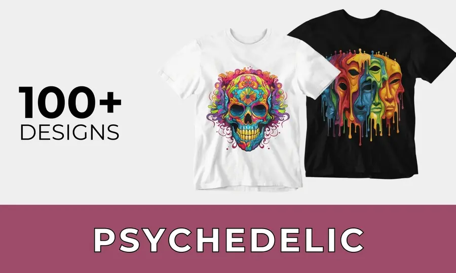 Psychedelic T-shirt designs
