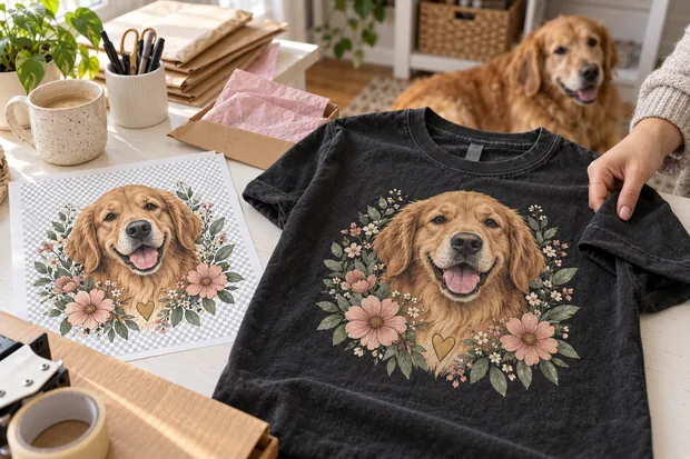 Craftify Ink design printed on a shirt