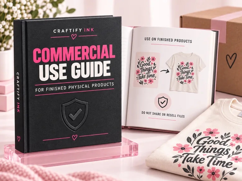 Commercial Use Guide for finished physical products